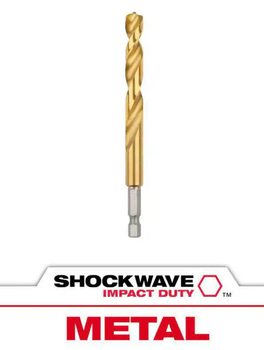 Milwaukee; Shockwave Titanium Drill Bit 3/8in. 48-89-4621