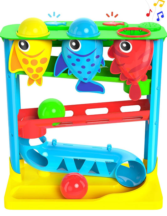 Move2Play, Feed The Fish, Interactive Baby Toy, 1 Year Old Birthday Gift For Boys & Girls, 9-12 Months, 6 7 8 9 10 12+ Months