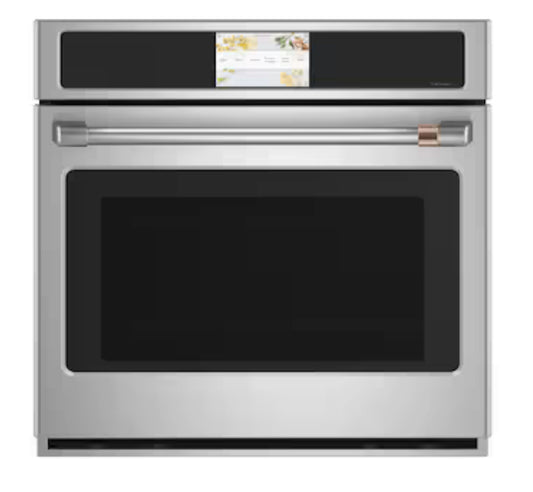 Café - 30" Built-In Single Electric Convection Wall Oven, Customizable - Stainless Steel