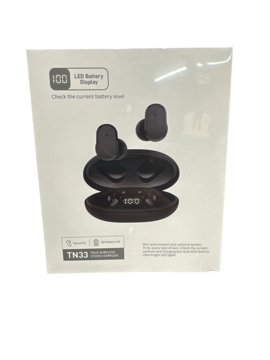 True Wireless Earbuds Black