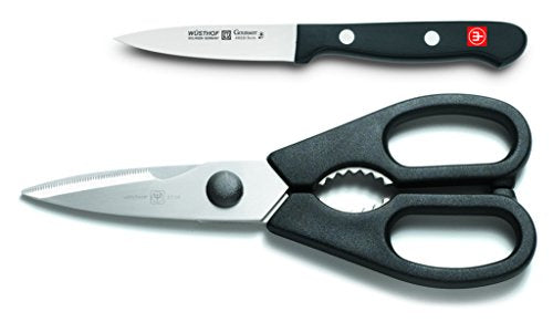 WÜSTHOF Gourmet 2-Piece Paring Set 3'' Paring Knife & Kitchen Sheers