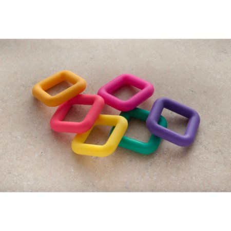 Cook Pro Silicone Trivet Square (Set of 6) Red/Blue/Green/Yellow/Purple/Pink