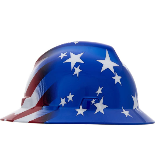 Safety Works 10055139 US Patriotic V-Gard Hard Hat