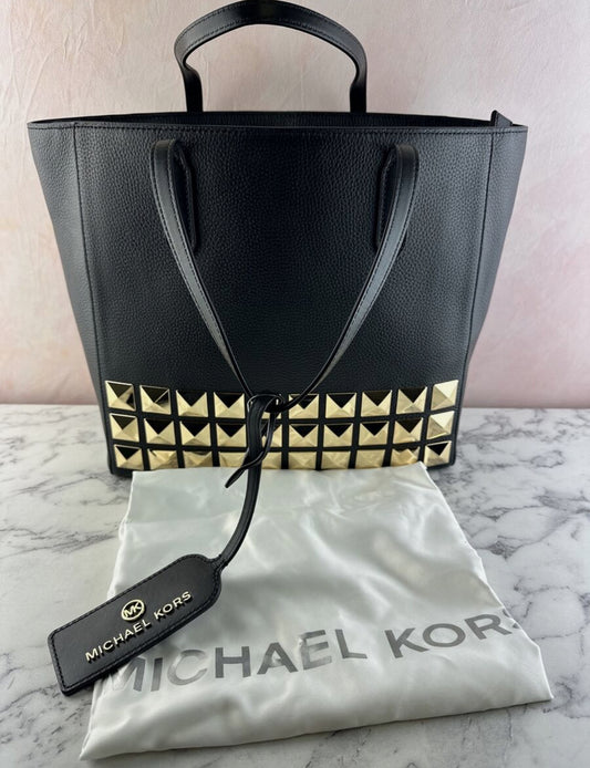 Michael Kors Large Grab Tote Studded Authentic