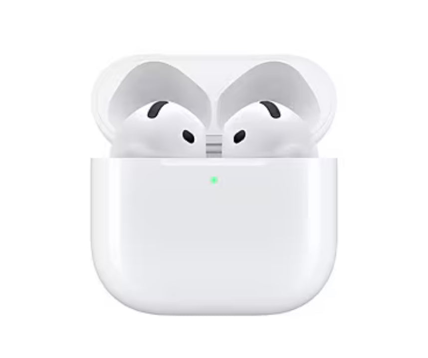 Apple AirPods 4 Wireless Ambient Sound Earbuds with USB-C Charging Case, 4th Generation, Bluetooth, White (MXP63LL/A)