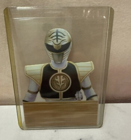 Vintage 1994 collect-a-card ORIGINAL Power Rangers White Ranger CS-6 card RARE