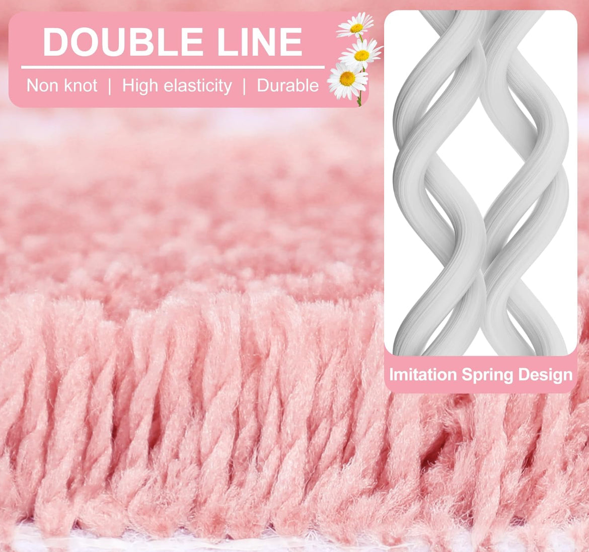 BEQHAUSE Bathroom-Rug-Non-Slip-Bathroom-Mat Soft Bath Mats for Bathroom Floor Absorbent Bath Mat Washable Pink Bathroom Rugs Embroidered Flowery Bath Rugs 24"X36"