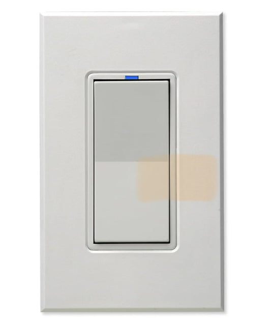 PCS WS-120V-W 0-10V Relay Dimmer Wall Switch, 120V, White