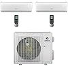 Gree 24,000 BTU Multi21+ Dual-Zone Wall Mount Mini Split Air Conditioner Heat Pump 208/230V SEER 21 (9k-12k)