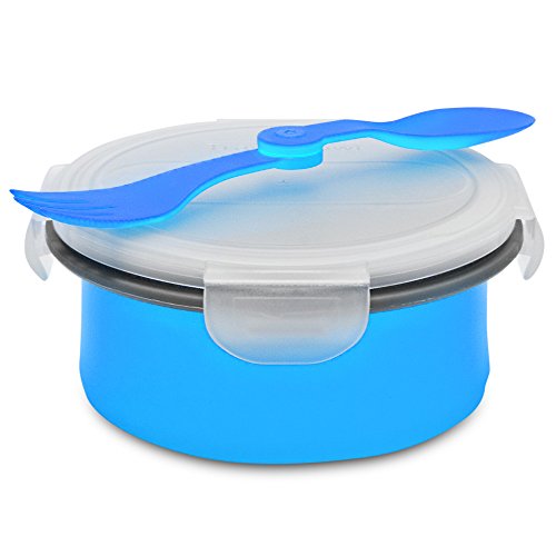 SmartPlanet Collapsible Blue Soup Bowl Kit 26 Oz